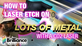 How to Laser Engrave On Metal With A Co2 Laser | A Complete How to Guide  | Brilliance Laser Inks