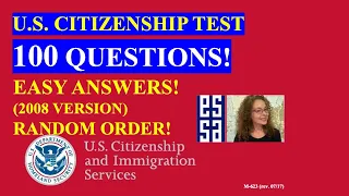 2022 - 100 Civics Questions (2008 VERSION) for the U.S. Citizenship Test   (5)