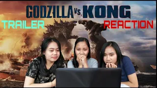 [GIRLS REACTION] Godzilla VS Kong Trailer