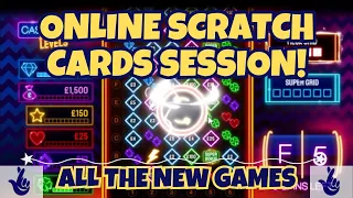 Online National Lottery Scratch Cards! Trying All The New Instant Win Games! #scratchcards
