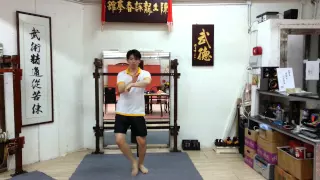 詠春-木人樁空樁1-4節 Wing Chun Air Wooden  Dummy