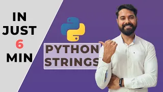 Python Strings explained in just 6 minutes with BONUS