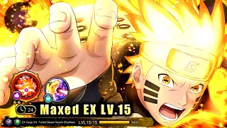 Maxed Naruto Six Path EX LV.15 Showcase Solo Attack Mission Gameplay - Naruto x Boruto Ninja Voltage