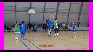 Basket U11F D2. Champ 13. 1er QT. Union Marseille BB vs Rousset 22 décembre 2018
