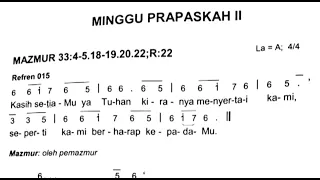 Mazmur Minggu Prapaskah II Tahun A dan BPI (Edisi Baru)