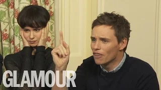 Eddie Redmayne, Ezra Miller and 'Fantastic Beasts and Where To Find Them' Cast Live | Glamour UK
