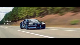 Bugatti Chiron может и 500 км ч    НЕВЕРОЯТНЫЙ РАЗГОН И ТОРМОЖЕНИЕ ДО 400 КМ Ч   A WORLD RECORD 1 Tr