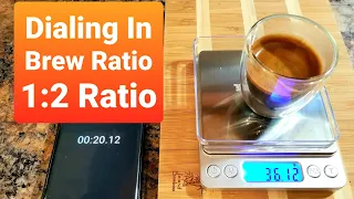 Dialing In Espresso | Brew Ratio 1:2 on Breville Barista Express