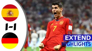 SPAIN 1-1 GERMANY |EXTEND HIGHLIGHTS FIFA WORLD CUP QATAR 2022