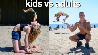 KIDS vs ADULTS All Star Gymnastics Challenge