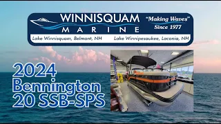 2024 Bennington 20 SSB-SPS Walk Through