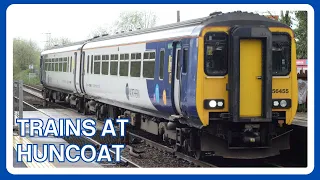 TRAINS at HUNCOAT station