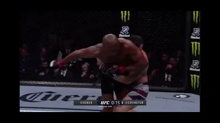 The first successful takedown ever on Kamaru Usman.