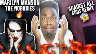 MARILYN MANSON - THE NOBODIES AGAINST ALL GODS REMIX (OFFICIAL MUSIC VIDEO) 😱 ROCK MUSIC REACTION👻