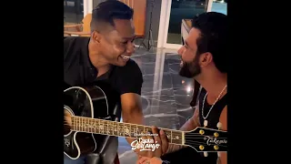 @gusttavolimaoficial  e @juniormarquescantor  cantando 'Um Degrau na Escada' #cantosertanejo