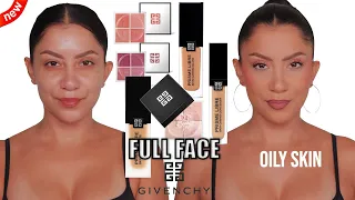 FULL FACE NEW GIVENCHY BEAUTY MAKEUP (one brand) + ALL DAY WEAR TEST *oily skin* | MagdalineJanet
