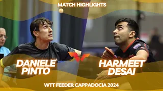 Pinto Daniele vs Desai Harmeet | Wtt Feeder Cappadocia Round of 32