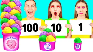 100 Schichten Nahrung Challenge #3 von BooBoom Challenge