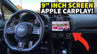 Installing BIG SCREEN Apple CarPlay iDoing Head Unit On My WRX STI!