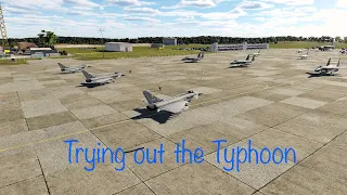 Trying out the typhoon