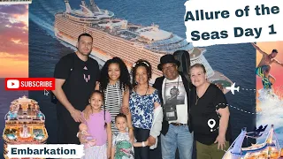 Step Aboard Royal Caribbean's Allure Of The Seas On Embarkation Day!