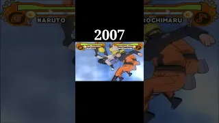 Evolution Of Naruto Games #shorts