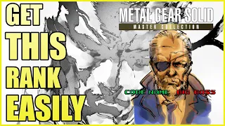 METAL GEAR SOLID 1 MASTER COLLECTION BIG BOSS RANK/ELITE TROPHY GUIDE