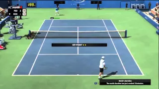 Topspin 4: Roddick vs Federer online 2012 (XBOX)