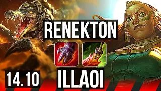 RENEKTON vs ILLAOI (TOP) | 8k comeback | NA Master | 14.10