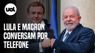 Lula e Macron conversam por telefone sobre democracia e acordo UE-Mercosul