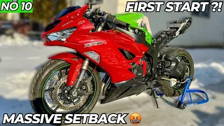 Rebuilding A Salvage Wrecked Kawasaki Ninja ZX6R - Part 10