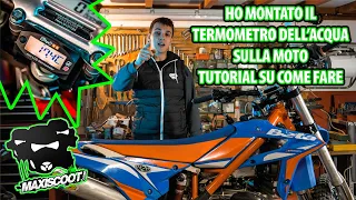 #TUTORIAL 💥 COME INSTALLARE IL TERMOMETRO SULLA MOTO DA ENDURO, MOTARD, HARD ENDURO - #maxiscoot