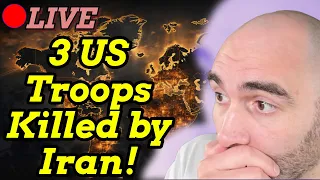 LIVE BREAKING: 3 US Troops KIA in Jordan! Iran Blamed!