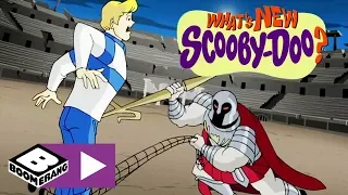 What's New Scooby-Doo? | Scooby Runs From Gladiator | Boomerang UK