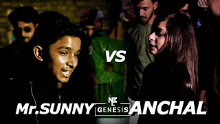 Sunny vs Anchal | Hindi rap battle 2022 | Genesis #nml #genesis