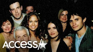 Salma Hayek & Jennifer Lopez SIZZLE w/ Ben Affleck In 2000s Throwback Pic