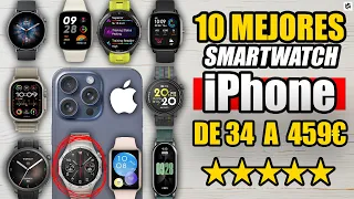 ✅Los 10 MEJORES SMARTWATCH para iPhone en 2023 y 2024