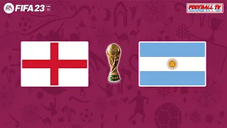 FIFA 23 - England vs Argentina - FIFA World Cup Final - Kane vs Messi | Next Gen Gameplay PC [4K]