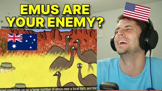 American Reacts to Australian Emu War - OverSimplified