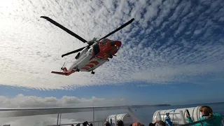 Irish Coast Guard in Action, helicopter Sikorsky S-92