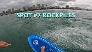 Spot #7: Surfing Rockpiles on the $85 Sushi Foamie from Costco!