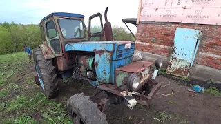 Трактор Т40 заводим после длительного простоя