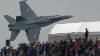 AXALP 2023 THE GREATEST AIR SHOW ON EARTH! SWISS TOP GUN LIVE FIRING 4K