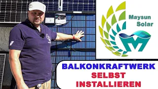 Günstiges und gutes Balkonkraftwerk - Maysun Solar Balkonkraftwerk / MiniPV mit bis zu  800W