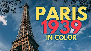 PARIS 1939 FRANCE Spring in Paris in color HD 60fps Parte 2 / FOCUS