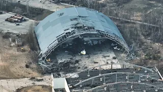 Аеропорт Гостомеля після відходу окупантів. Знищена "Мрія" || Destroyed Antonov-225 "Mriya"