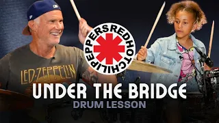 Chad Smith's short "Under The Bridge" Drum Lesson to Nandi Bushell