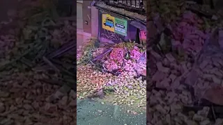 Fatal crash as fleeing car causes building collapse in Baltimore