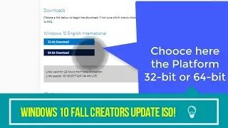 How to download Windows 10 Fall creators Update ISO!