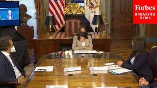 Vice President Kamala Harris Speaks With Business Leaders About Care Policies For Families